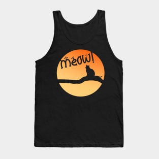 Harvest Moon Cat | Meow Tank Top